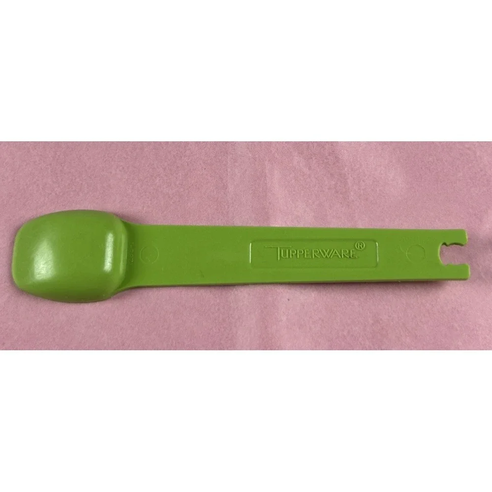 Vintage Tupperware Measuring Spoons Apple Green Replacement Refer To Descr EUC